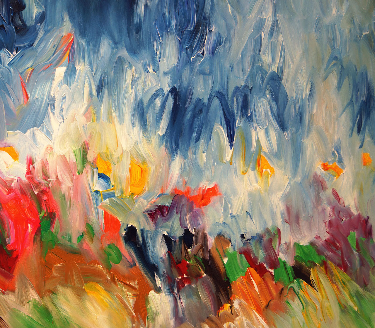 Landscape artwork large abstract painting art for sale