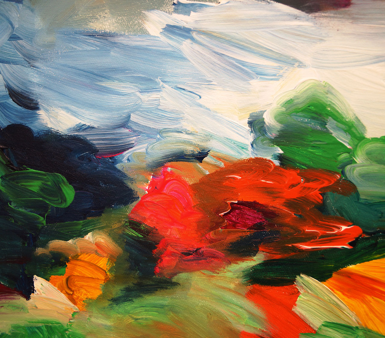 Landscape artwork - large abstract painting art for sale