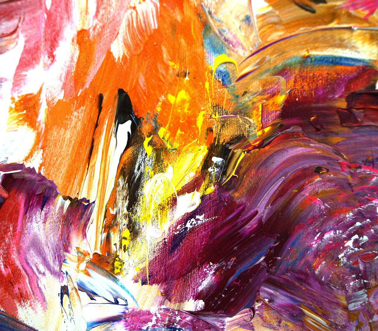 Red Abstract large abstract painting art for sale