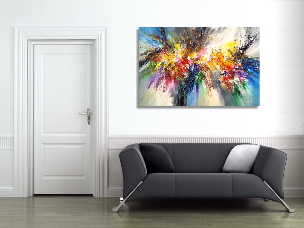 Awesome artwork - large abstract painting art for sale