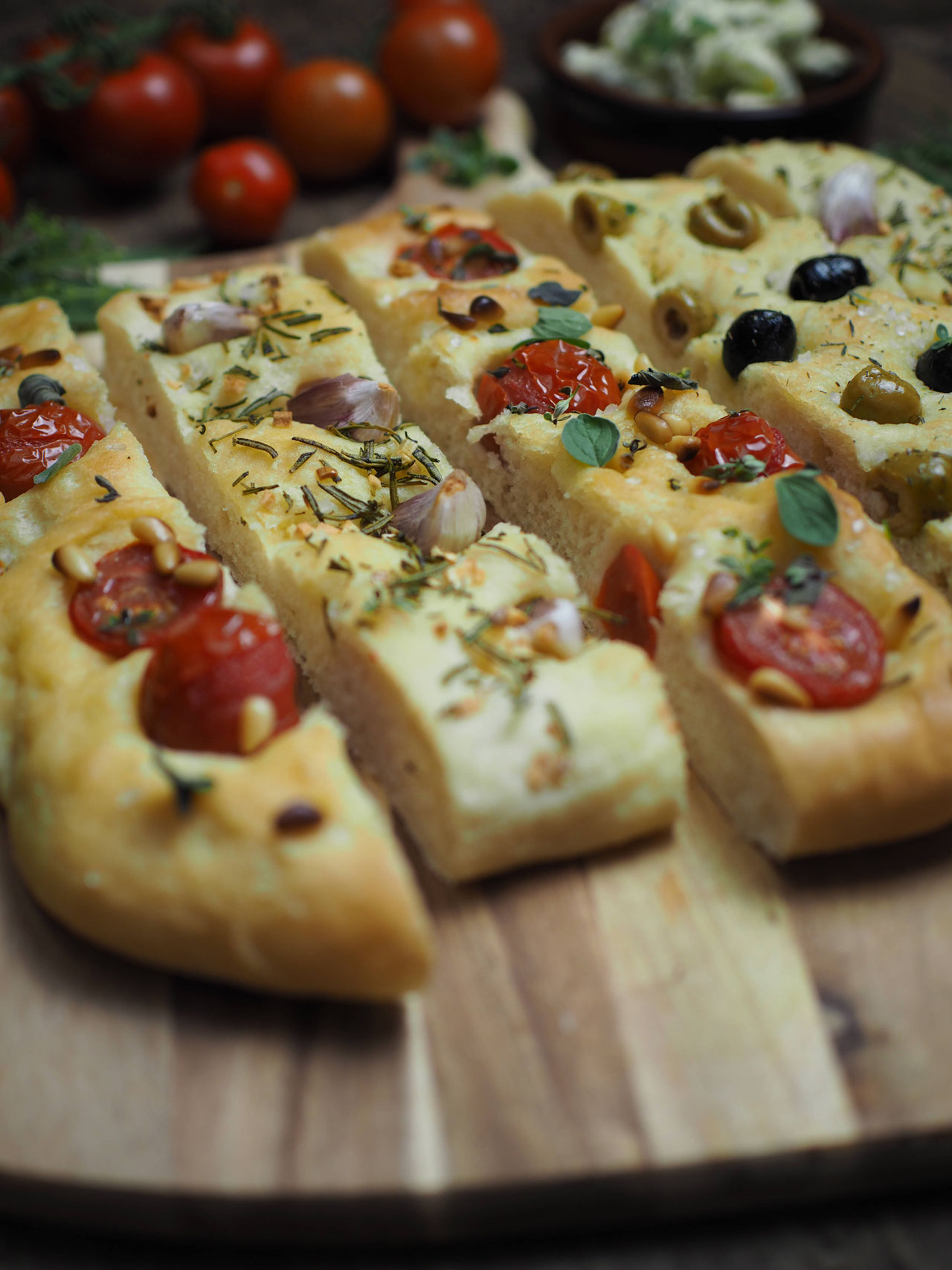 Rezept für einfaches Focaccia Brot: 3 köstliche Varianten [Knoblauch ...