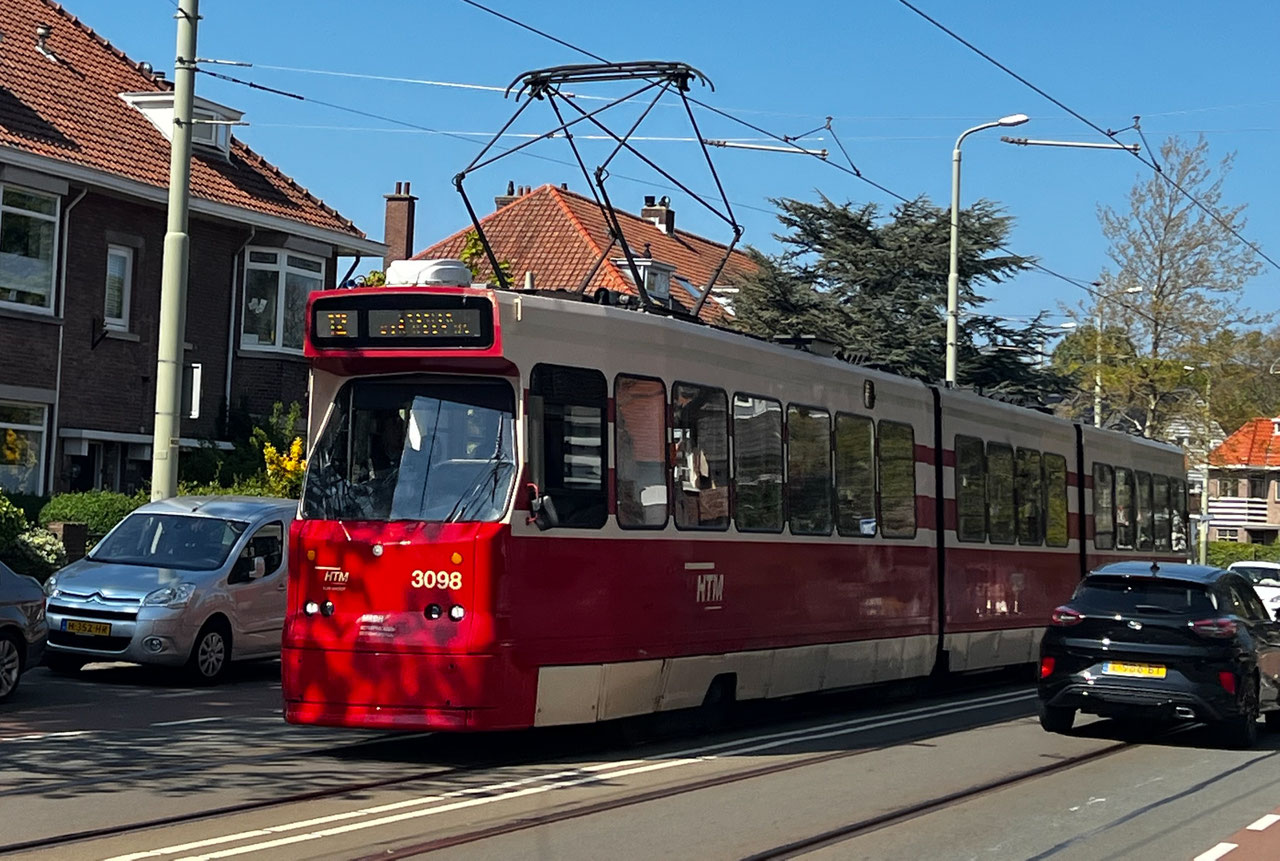Tram zum Strand Scheveningen Strand