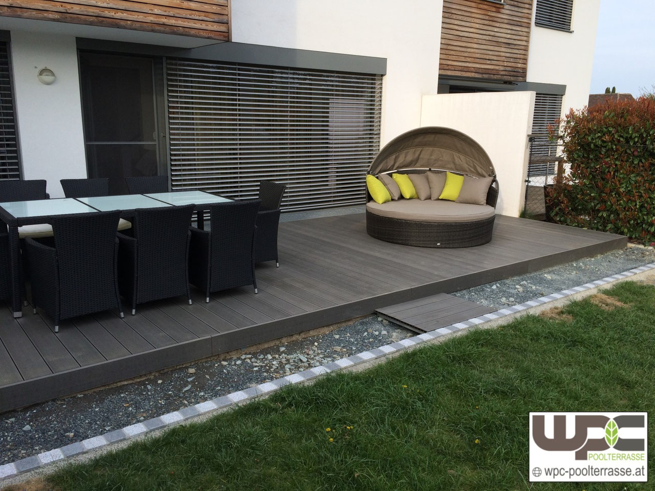 BPC Verlegung Video / Bilder für Terrassendielen WPC Terrasse Balkon