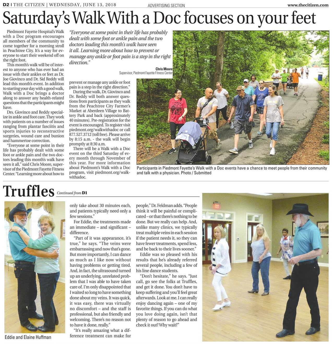 Varicose Vein News in Fayetteville Varicose Vein Treatment Truffles