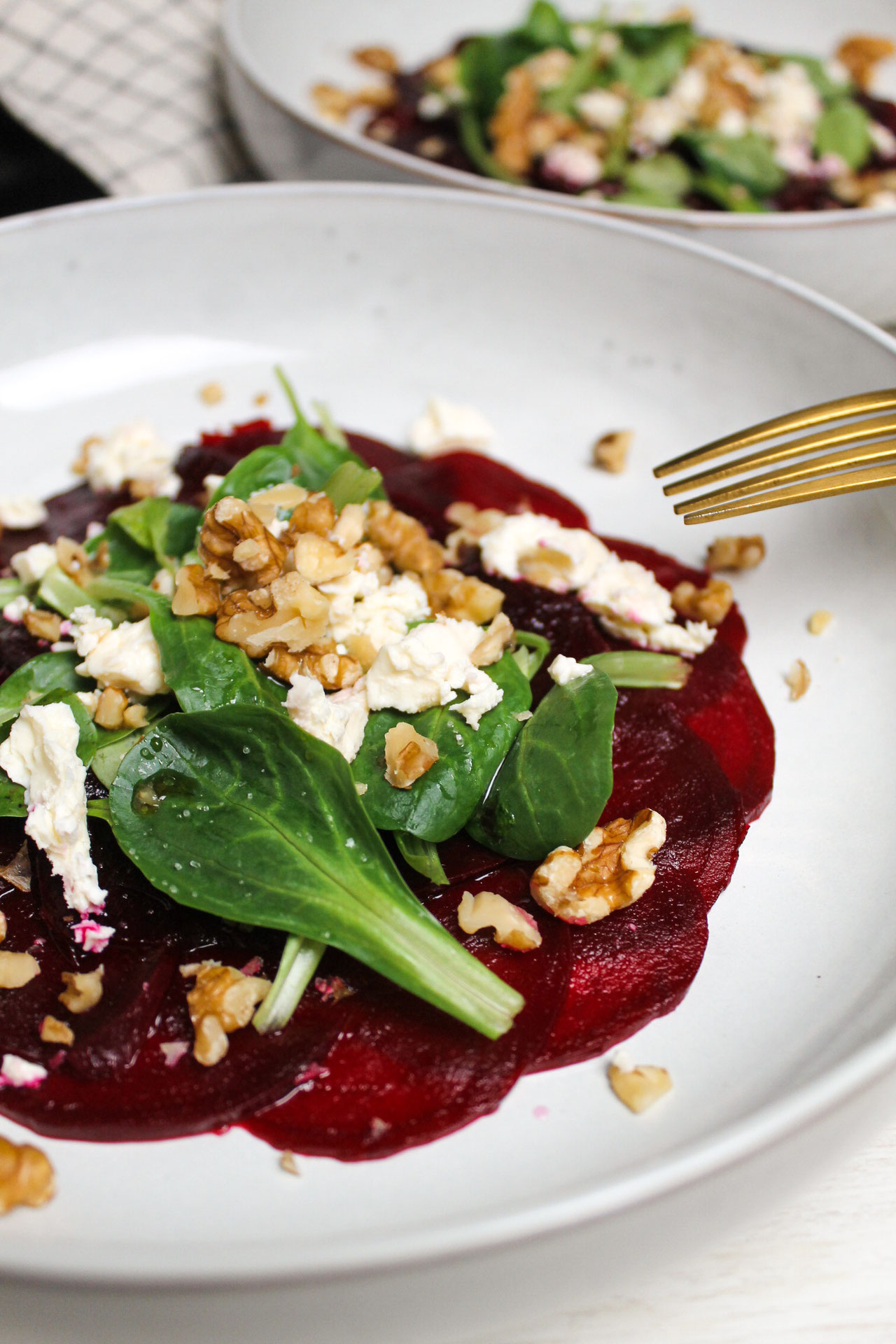 Rote Bete Carpaccio Mit Feta