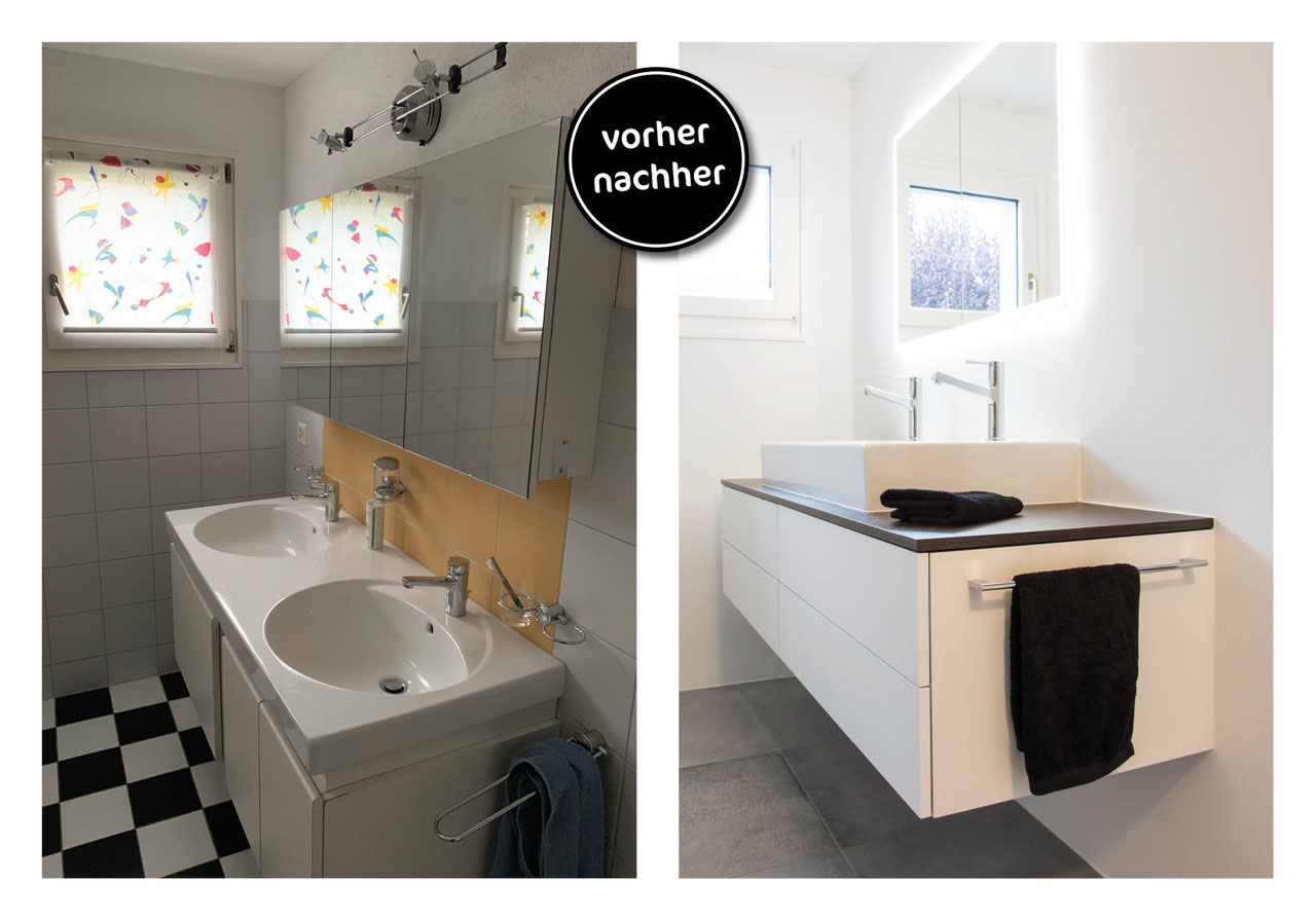 VORHER - NACHHER - Kreis Innenarchitektur