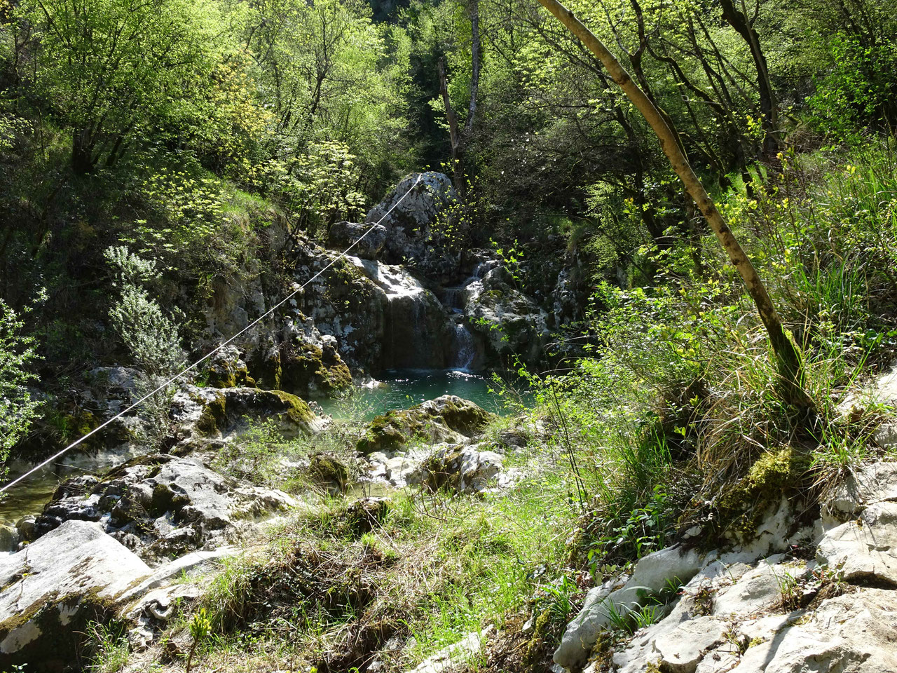 Istrien: Weg der 7 Wasserfälle 12.4.2017 ...