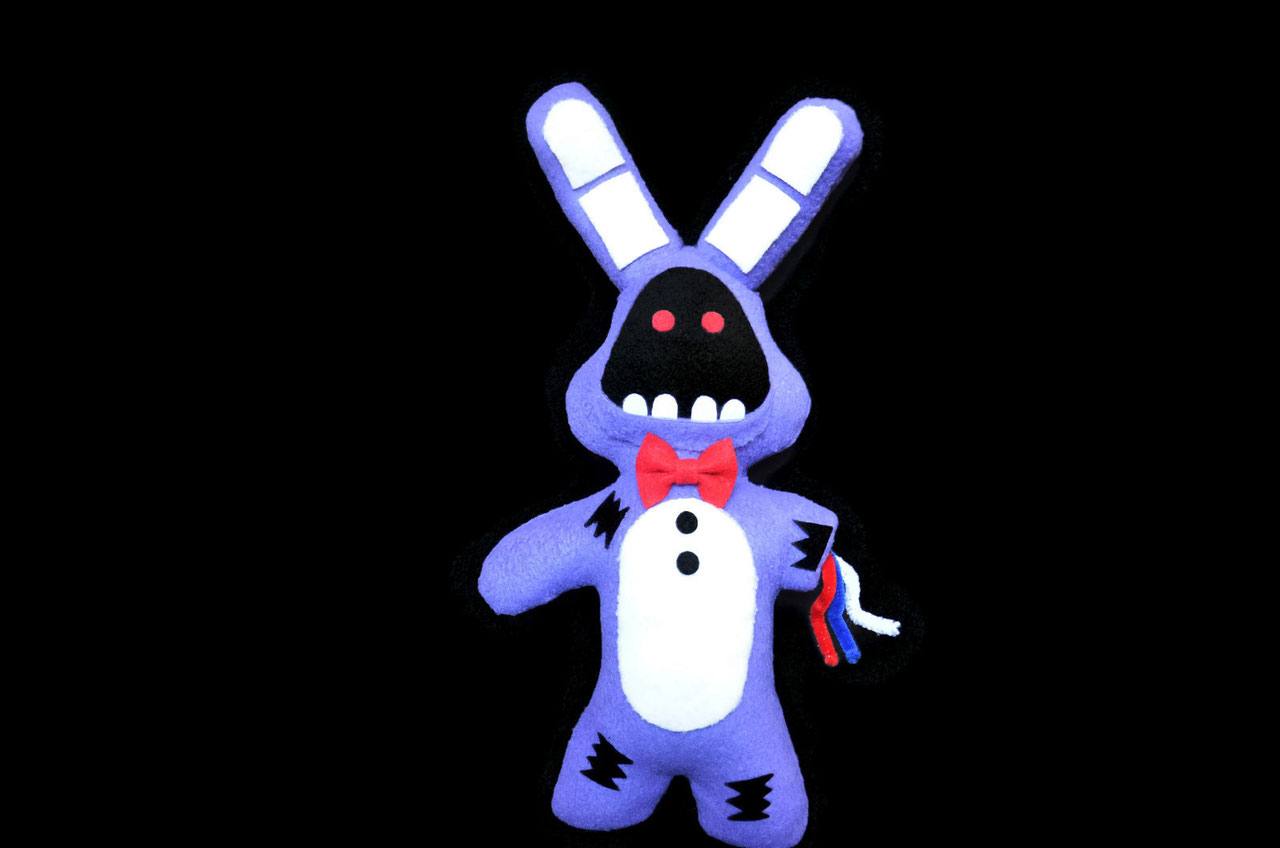 Broken / Withered Bonnie (Handmade Plush) - getchadeals Jusmade fnaf plushies plush handmade
