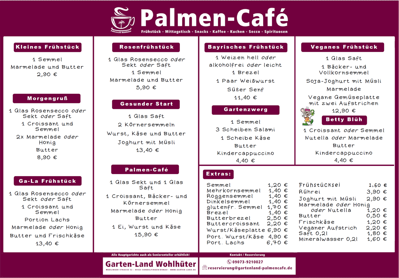 PalmenCafé & Restaurant Gartenland WohlhüterIhr grünes Gartencenter
