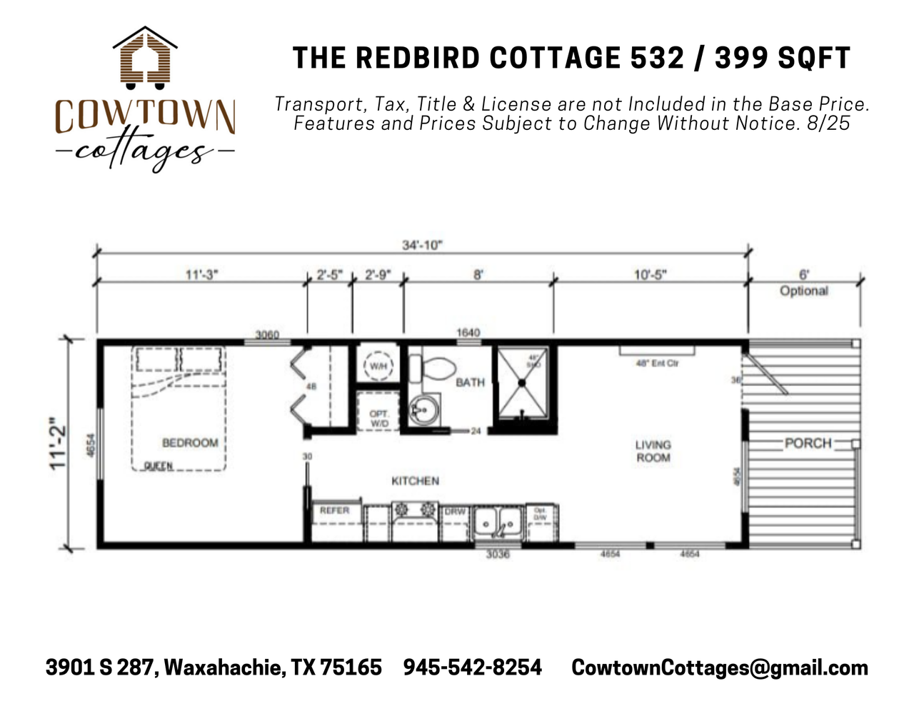 Redbird Cowtown Cottages Tiny Homes For Sale