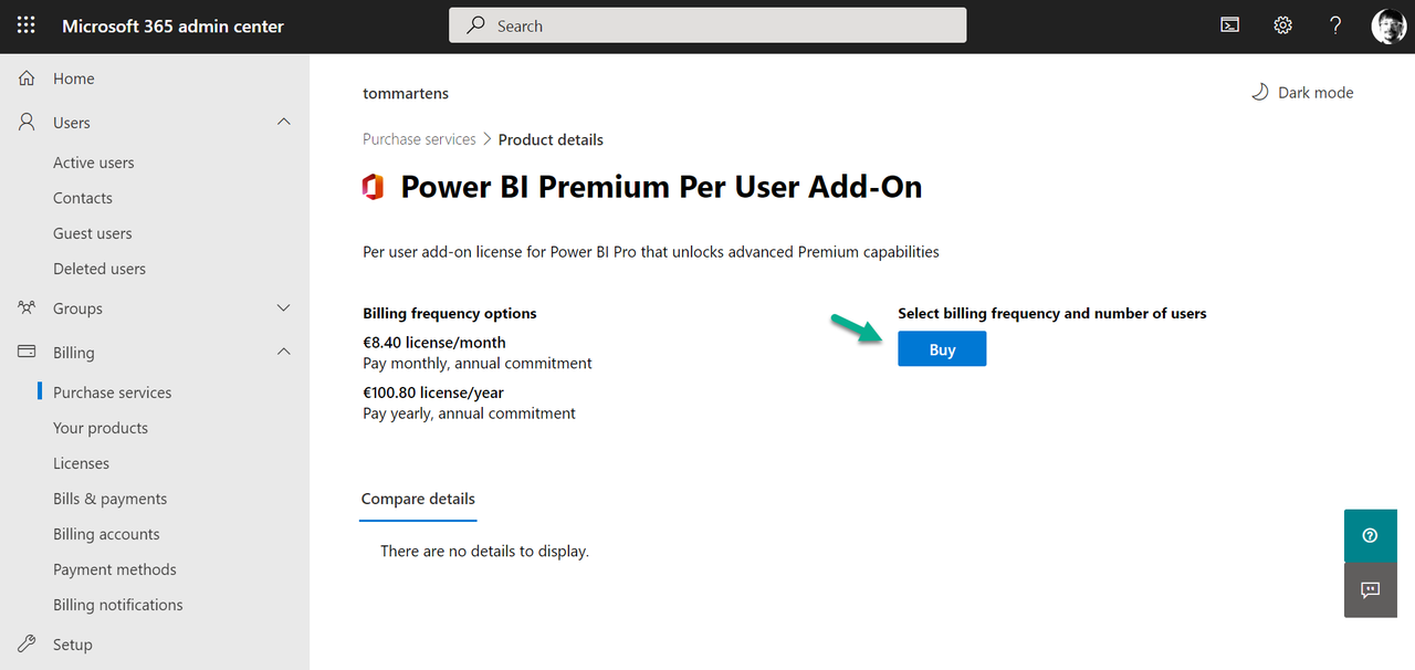 Power BI Premium Per User How to buy Mincing Data Gain Insight