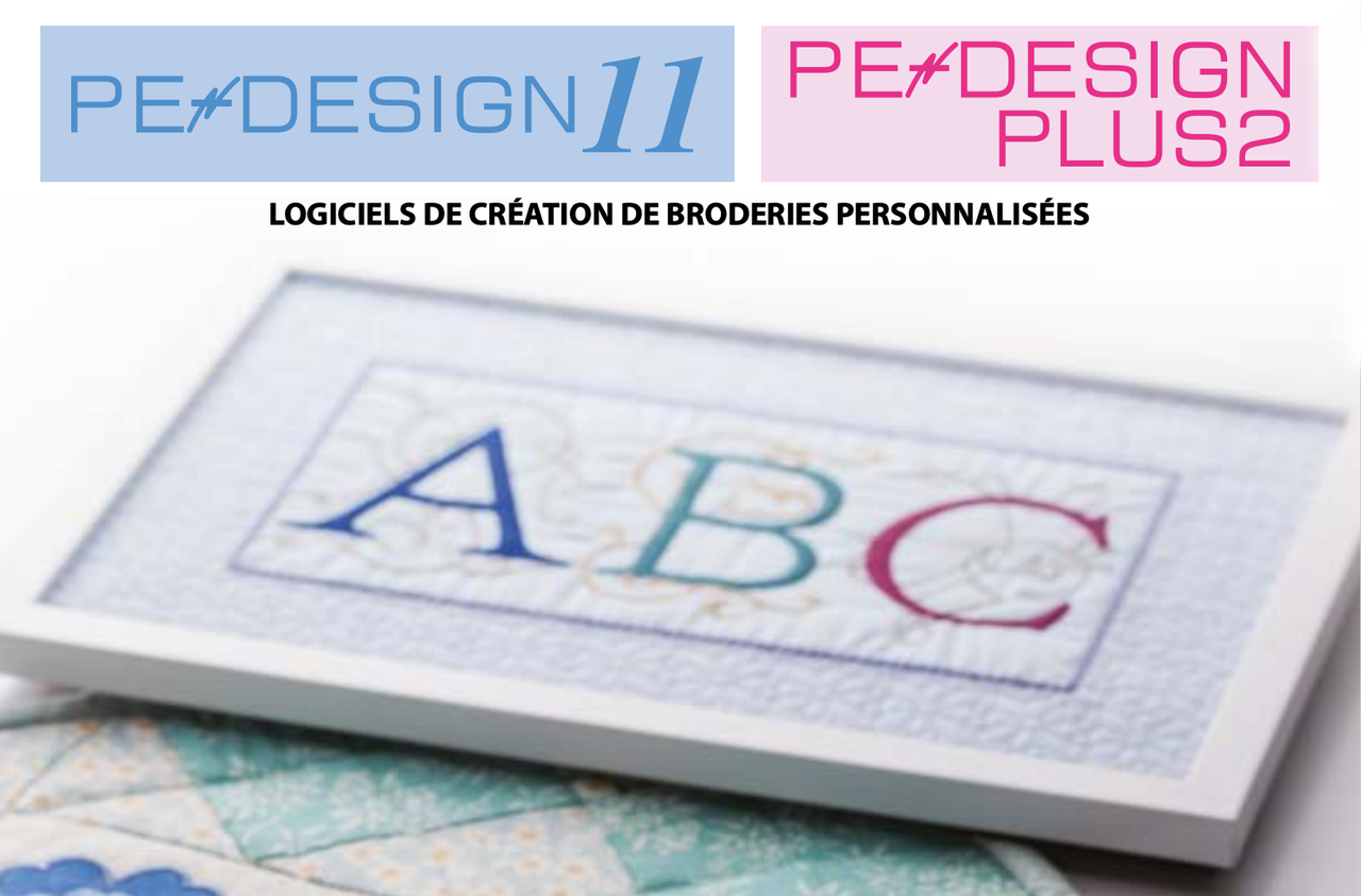Logiciels de Broderie Brother PE-Design - Generation Textile