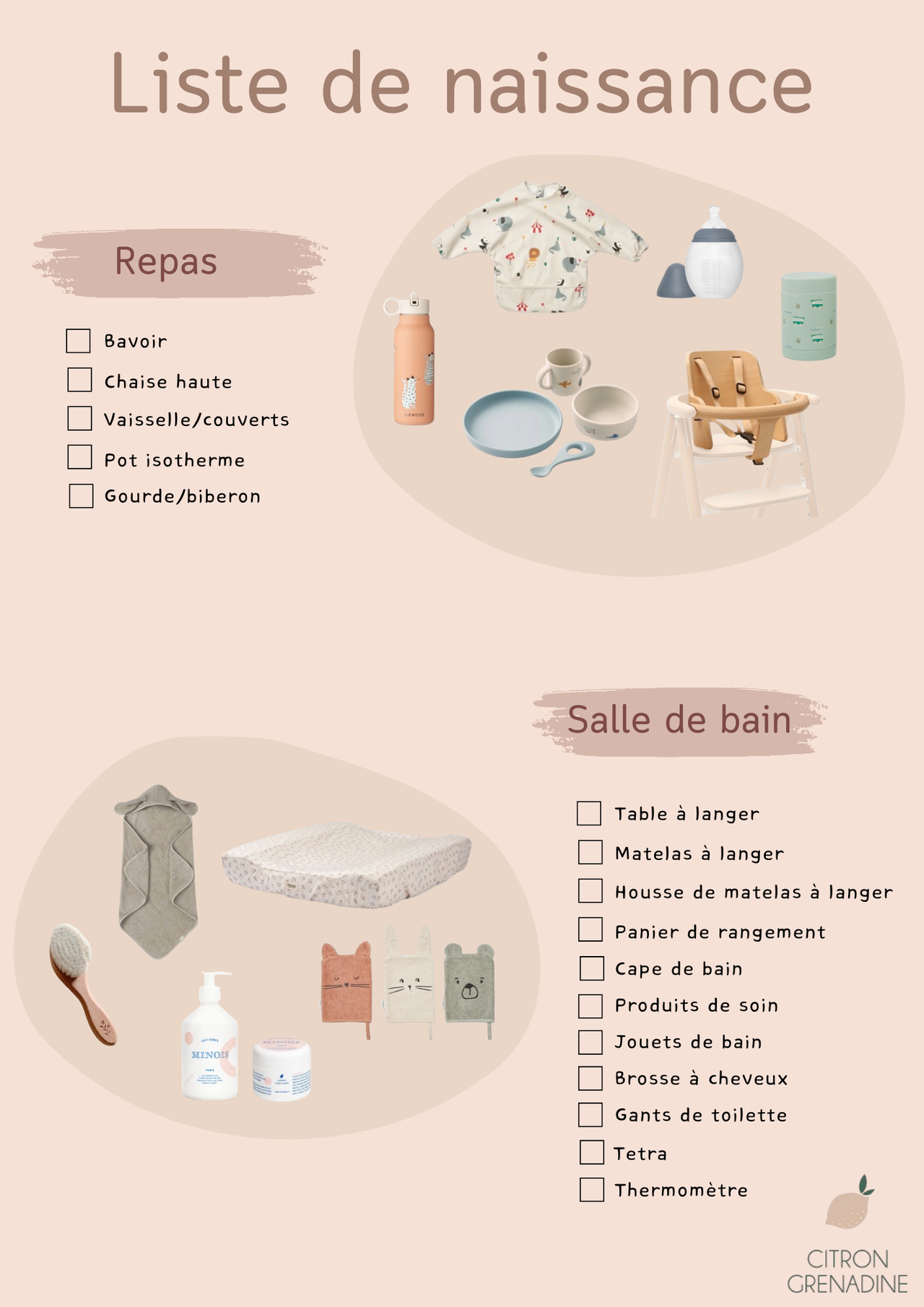 Info sur la liste de naissance louvainlaneuve Citron Grenadine