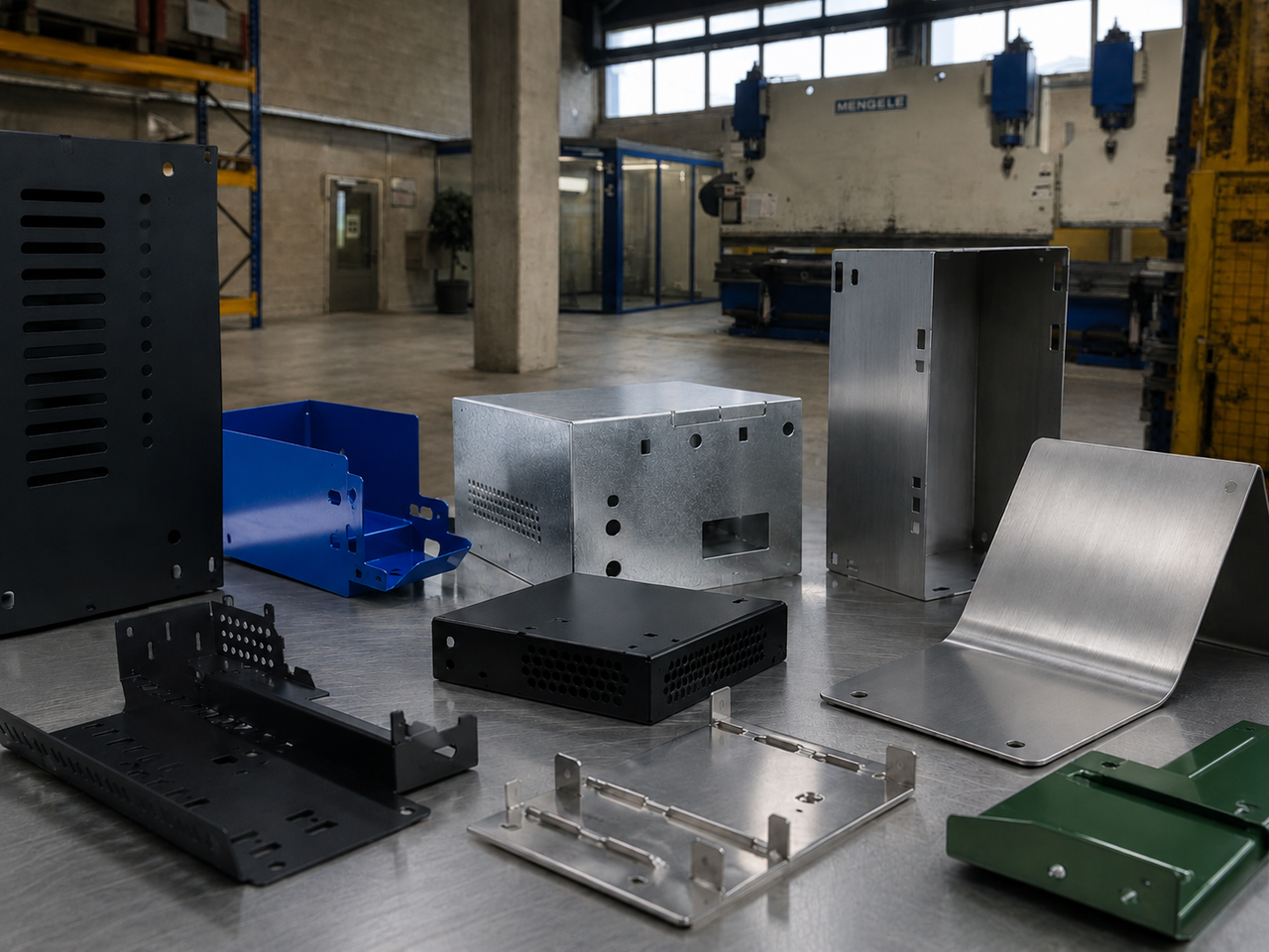 Oberflächenbehandlung und Veredelung von Blechteilen bei der Birchmeier AG in Bremgarten