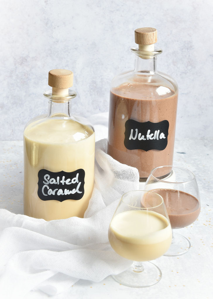 Salted Caramel Likör &amp; Nutella Likör. - mix dich glücklich (Thermomix ...