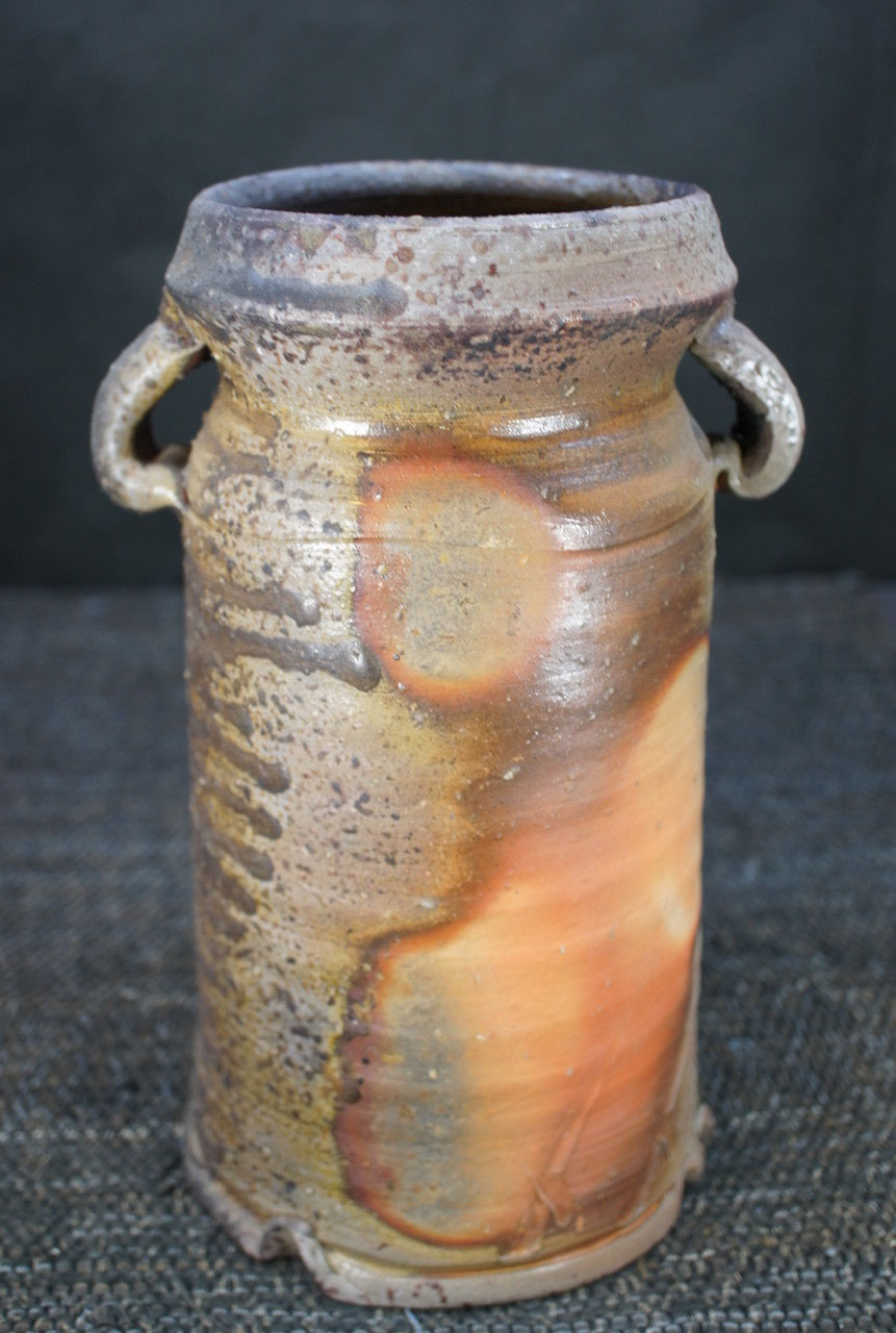 備前焼 耳付花入 - 備前焼専門店 ギャラリー備前がいっぱい