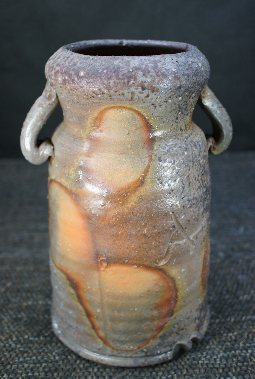 備前焼 耳付花入 - 備前焼専門店 ギャラリー備前がいっぱい