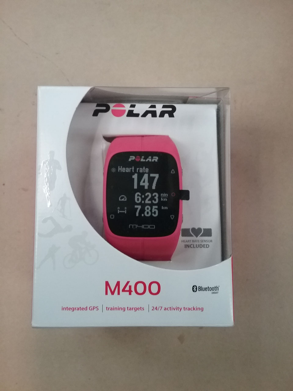 Montre polar m400 new arrivals avec ceinture cardio