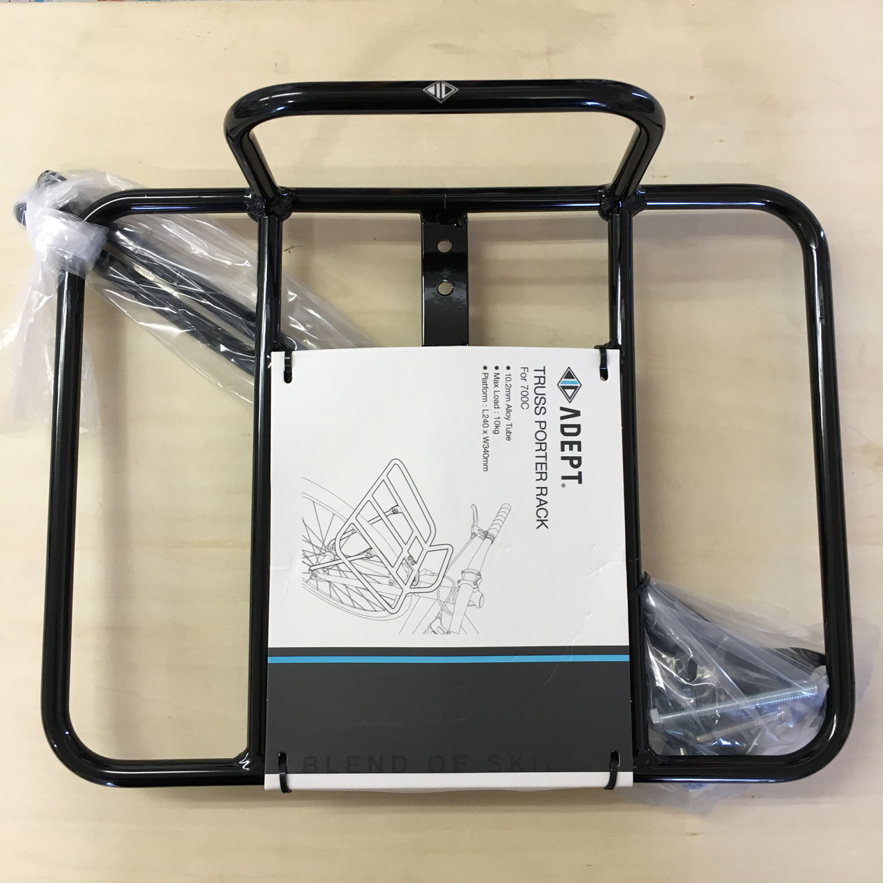 衝撃の激安コスパ・掘り出し物も wald バスケット adept フロントラックセットbluelug（WALD パーツ