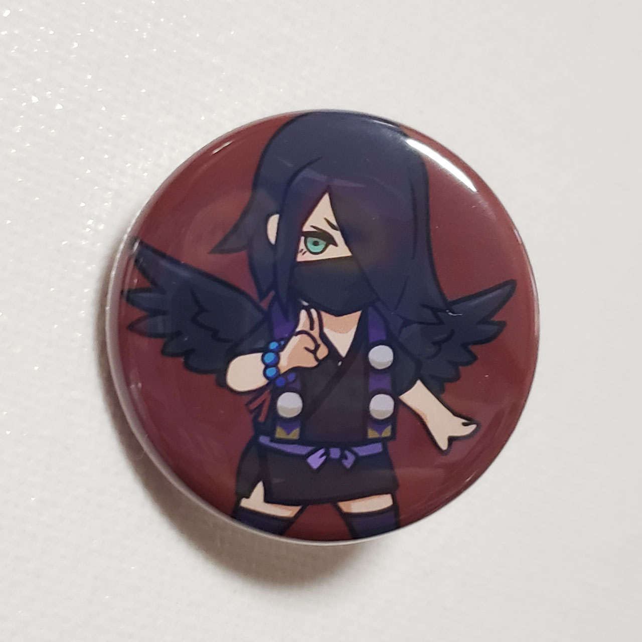 CryptoNiinja 缶バッチ - 好きな写真で 1個からｵﾘｼﾞﾅﾙｽﾏﾎｹｰｽが作れる