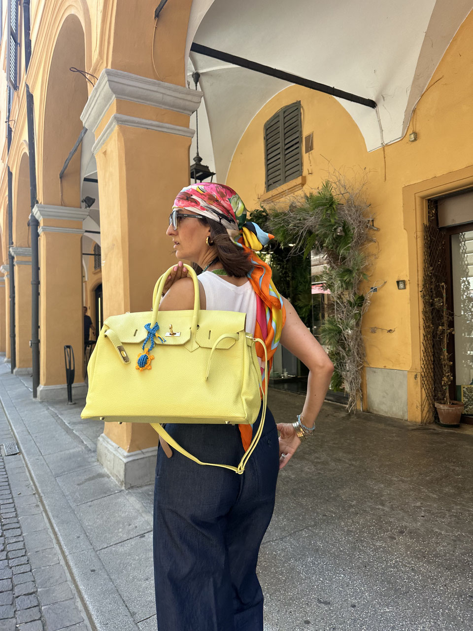 porta cellulare borse vera pelle turchese