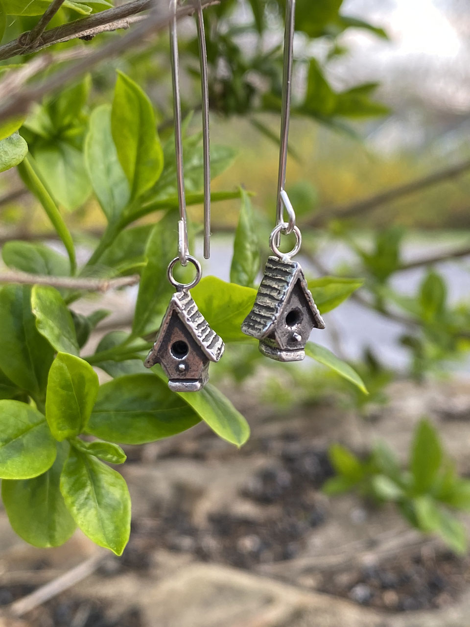 Birdhouse Earrings Hattie Weselyk Jewelry