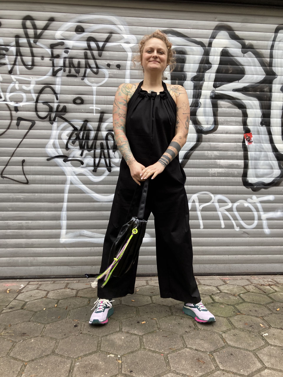 Black jumpsuit professional sales