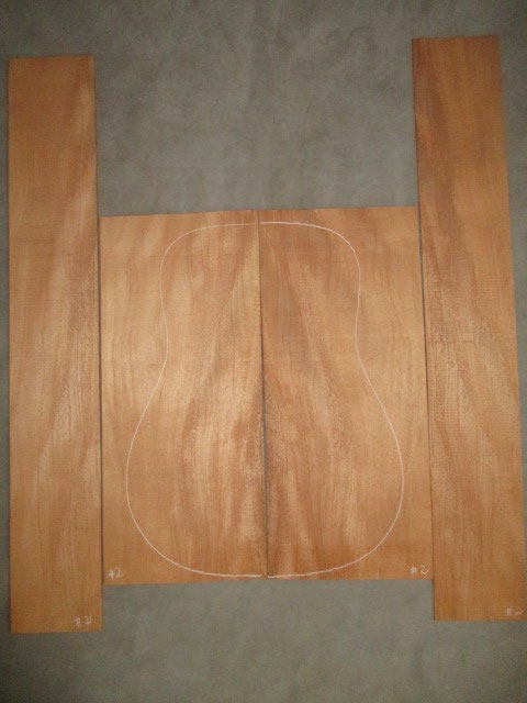 ホンジュラス産ヴィンテージ ホンジュラスマホガニー2P ボディ材 ホンジュラスマホガニー - FINEWOOD