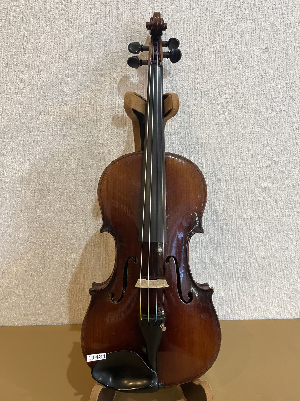 古いドイツ製1/2バイオリン虎杢