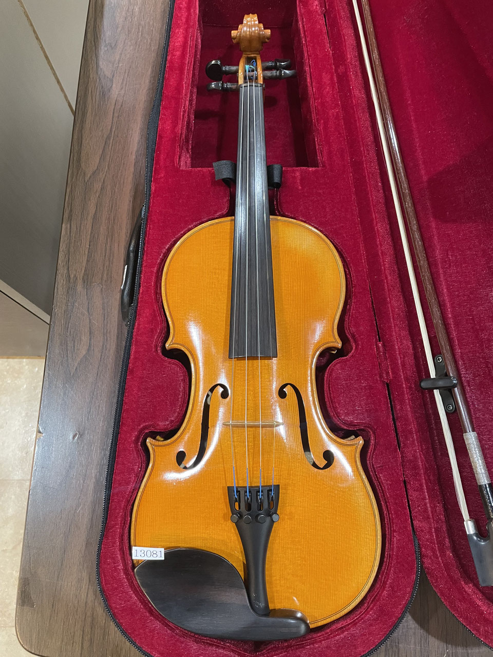 大特価 意味 ドイツ製バイオリン anton 美味 prell No.3 4/4 弦楽器