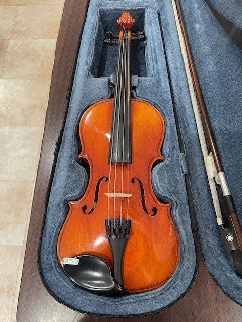 バイオリン本体 1/8 即使用可　メンテ済み 古楽器】 ポシェット・バイオリン 1/8サイズ 小型 付属品セット
