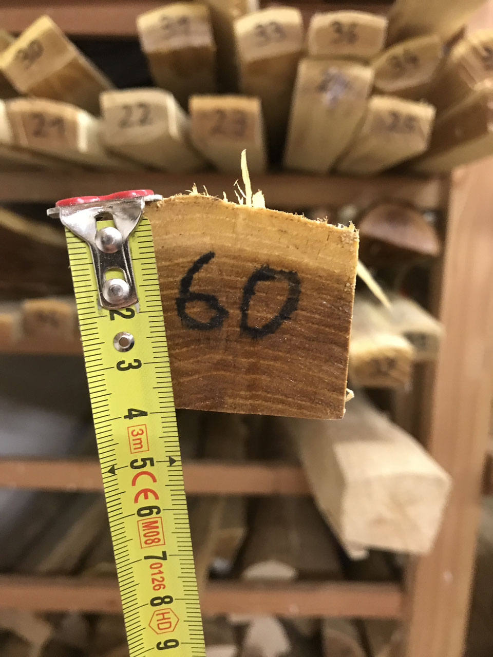 Bogenrohling Robinie 60 Bogenbauer Südtirol Bogenbauseminare
