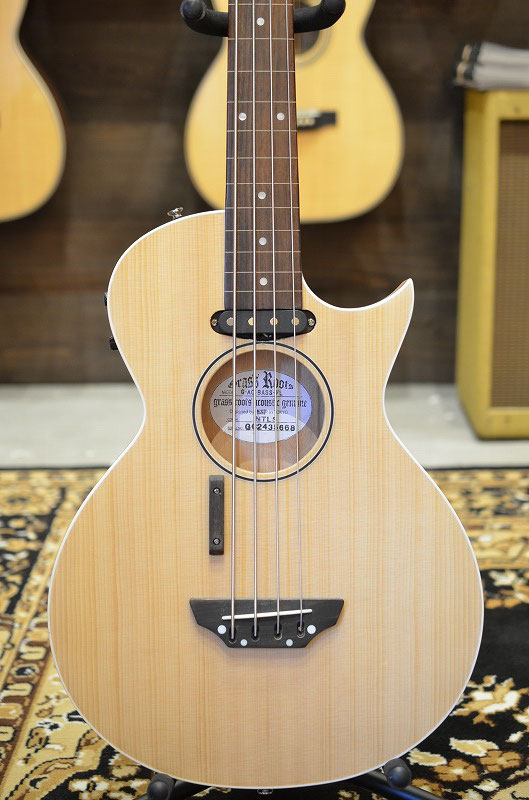 楽天市場】GrassRoots G-AC-BASS-FL Natural Satin フレットレス