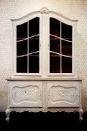 Buffetschrank Vitrine Schrank Vintage Antik Furniture Mülheim an der Ruhr Brocante Echtholz Weiß Holz Alt Möbel Ruhrgebiet Shabby Chic Landhaus Stil 