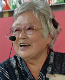 2014.10 朗読会にて (撮影:松田修一)