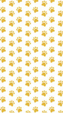 empreintes de pattes de chat de couleur dorée.