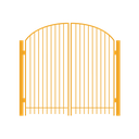 Icon Tor in Goldgelb