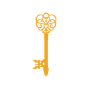 Icon Schlüssel in Goldgelb