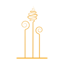 Icon Rankstangen in Goldgelb