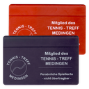 Spielkarte des damaligen "Tennis-Treff Medingen"