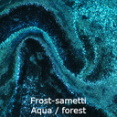 joustava kangas lycra sametti Glittersametti Frostsametti Aqua Forest