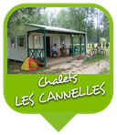 Camping Sites & Paysages  Les Saules à Cheverny - Loire Valley - Vacances au coeur du Val de Loire - Chalet Les Cannelles