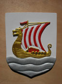 Blason Drakkar sculpté