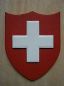 Reproduction Blason Suisse sculpté