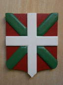 Reproduction Blason Pays Basque sculpté