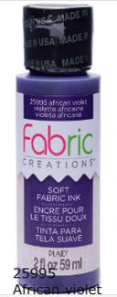 Kangasväri Plaid Fabric Creations Soft Fabric Ink African Violet 25995