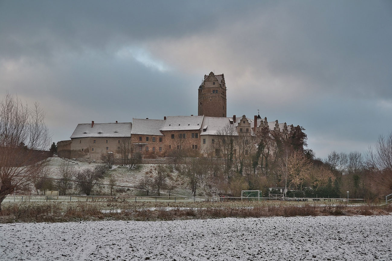 Schloss Plötzkau im Winter Foto: Lutz Altrock