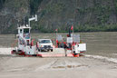  Fähre über den Yukon River nach Dawson City