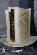 Hochzeit elegant gold schwarz