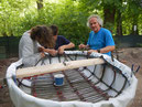 Der Weidenkorb al Boot